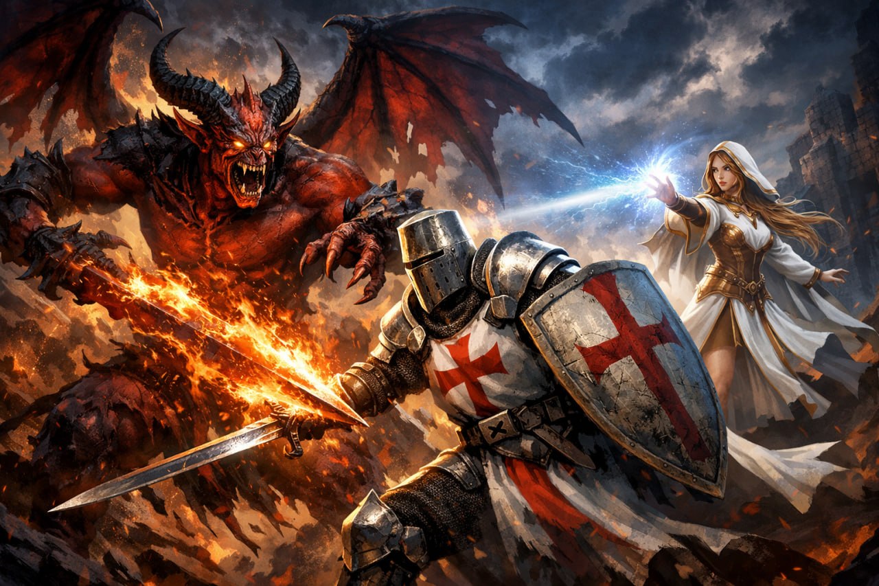 Demonic Gauntlet - Action RPG para navegador de L33t Pro Studio