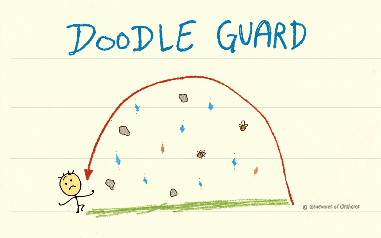 Doodle Guard game screenshot